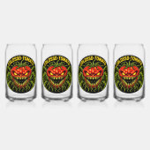 Tomato monstrous garden frosted glasses blikvorm glas (Voorkant)