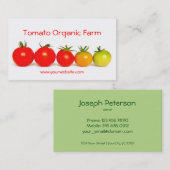 Tomato Organic Boerderij Visitekaartje (Voorkant / Achterkant)