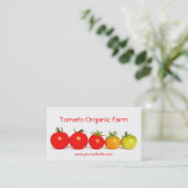 Tomato Organic Boerderij Visitekaartje (Staand voorkant)