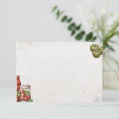 Tomato Paste Basic Blank Recept Kaart (Staand voorkant)