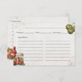 Tomato Paste Basic Recept Kaart (Voorkant / Achterkant)