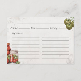 Tomato Paste Basic Recept Kaart