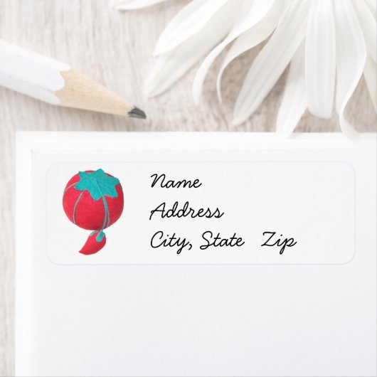 Tomato Pin Cushion Labels (Insitu)