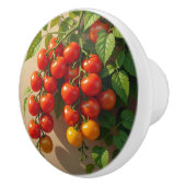 Tomato Plant Gardening Themed Summer Vibes Keramische Knop (Rechts)