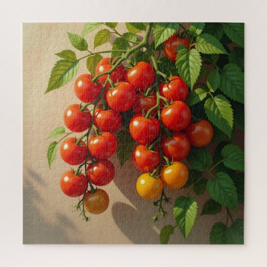Tomato Plant Gardening Themed Summer Vibes Legpuzzel (Verticaal)
