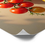 Tomato Plant Gardening Themed Summer Vibes Poster (Hoek)