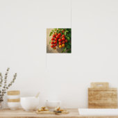 Tomato Plant Gardening Themed Summer Vibes Poster (Keuken)
