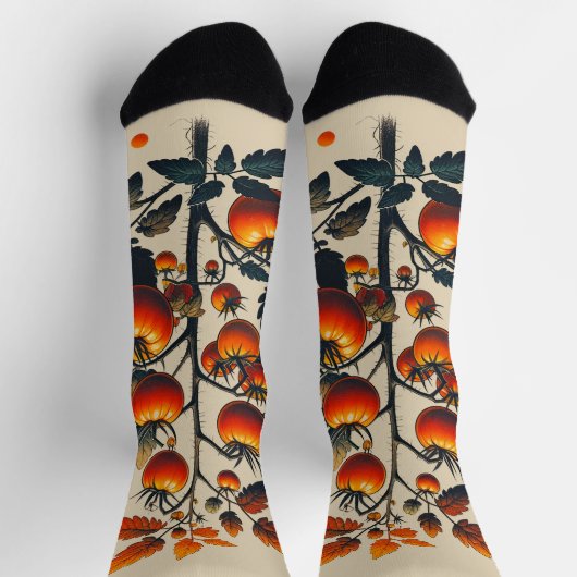 Tomato Plant I Love Tomatoes Art Sokken (Top)