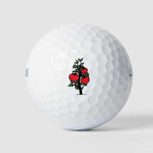 Tomato Plant Vegetable Sick Darkened Golfballen (Voorkant)
