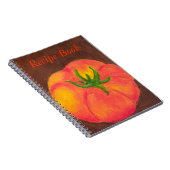 Tomato "Recipe Book" Spiral notebook Notitieboek (Rechterzijde)
