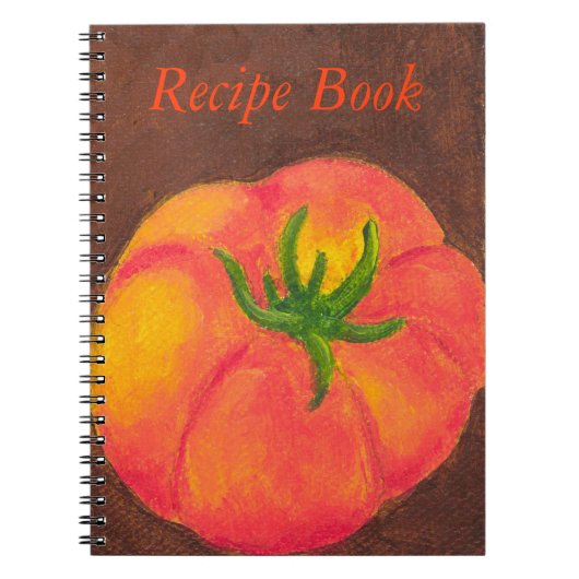 Tomato "Recipe Book" Spiral notebook Notitieboek (Voorkant)
