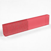 Tomato Red Acrylic Desk naamplaat –  Naambordje
