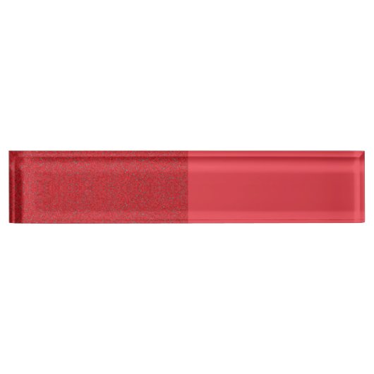 Tomato Red Acrylic Desk naamplaat –  Naambordje (Voorkant)