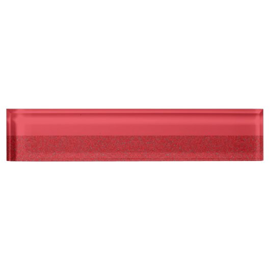 Tomato Red Acrylic Desk naamplaat –  Naambordje (Voorkant)