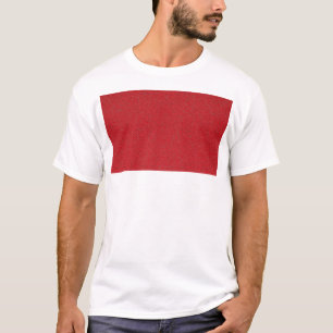 Tomato Red Chest Block T-shirt -