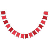 Tomato Red Custom Bunting Banner (Alle)