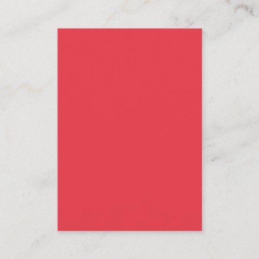 Tomato Red Custom Visitekaartje (Voorkant)