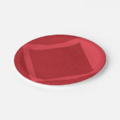 Tomato Red Diamond Lijst Party Bord – Aanpassen (Gekanteld)