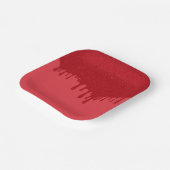 Tomato Red Drip Custom Paper Bord (Gebogen)