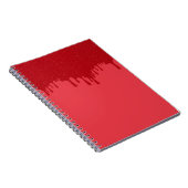 Tomato Red Drip Custom Spiral Notitieboek (Rechterzijde)