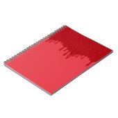 Tomato Red Drip Custom Spiral Notitieboek (Linkerzijde)