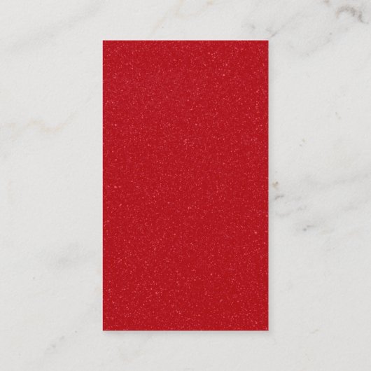 Tomato Red Drip on White Calling Card – Customize Contactkaartje (Achterkant)