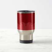 Tomato-Red Drip Travel Mug – Aangepaste Bulk Promo Reisbeker (Center)