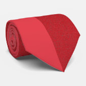 Tomato Red Dual-Finish Stropdas – (Opgerold)