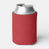 Tomato Red Dual-Texture Drink Cooler – Aanpassen (Blikje Voorkant)
