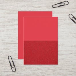 Tomato Red Dual-Tone Custom Visitekaartje