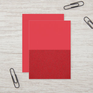 Tomato Red Dual-Tone Custom Visitekaartje