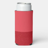 Tomato Red Duo-Tone Customizable Can Cooler (Seltzer Achterkant)