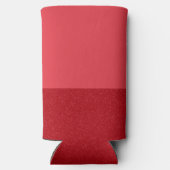 Tomato Red Duo-Tone Customizable Can Cooler (Achterkant)