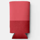 Tomato Red Duo-Tone Customizable Can Cooler (Voorkant)