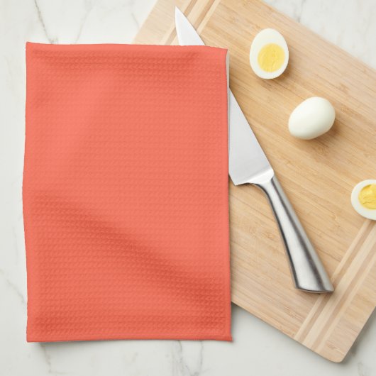 Tomato Red Kitchen Towel Theedoek (Quarter Fold)