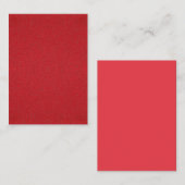 Tomato Red Noise Calling Cards – Contactkaartje (Voorkant / Achterkant)