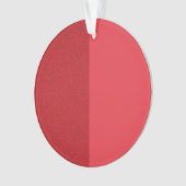 Tomato Red Noise-Effect Acryl Ornament (Custom) (voorkant)
