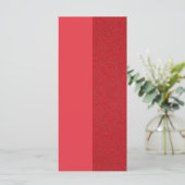 Tomato Red Noise Flat Kaarten Bulk – (Staand voorkant)