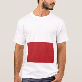 Tomato Red Noise Rectangle T-shirt –