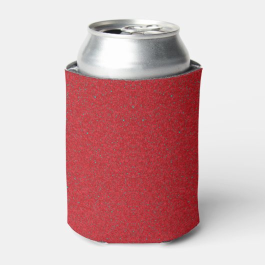 Tomato Red Noise Texture Koelbox –  Blikjeskoeler (Blikje Voorkant)