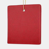 Tomato Red Noise Texture Ornament – (Links)