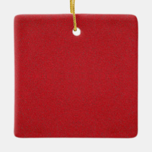 Tomato Red Noise Texture Ornament –