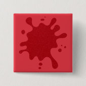 Tomato-Red Noise Texture Pin Badge – Vierkante Button 5,1 Cm (Voorkant)