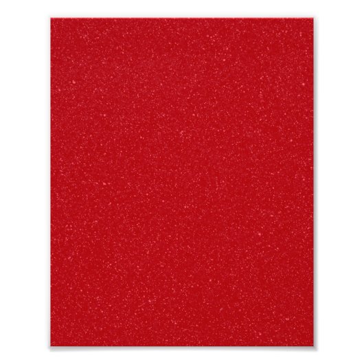 Tomato Red Noise Texture Poster – Customizable (Voorkant)