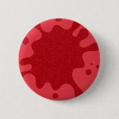 Tomato-Red “Paint Splash” Custom Pin Ronde Button 5,7 Cm (Voorkant)