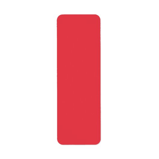 Tomato Red Retour Adres Label – (Voorkant)