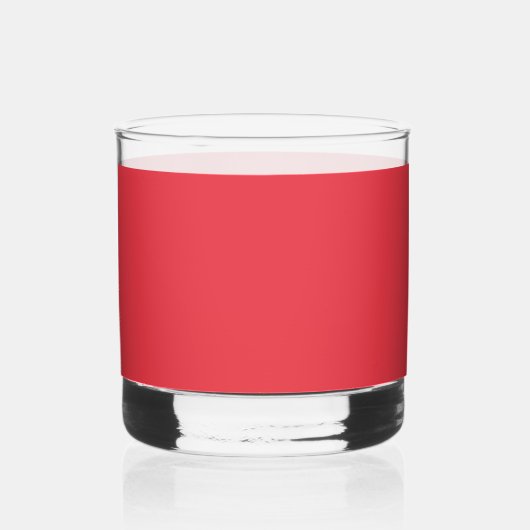  Tomato Red Rocks Glass - 12 oz Whisky Glas (Voorkant)