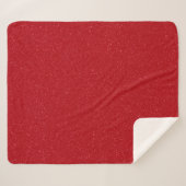 Tomato Red Snow Texture Sherpa Blanket – Customize Deken (Voorkant (horizontaal))