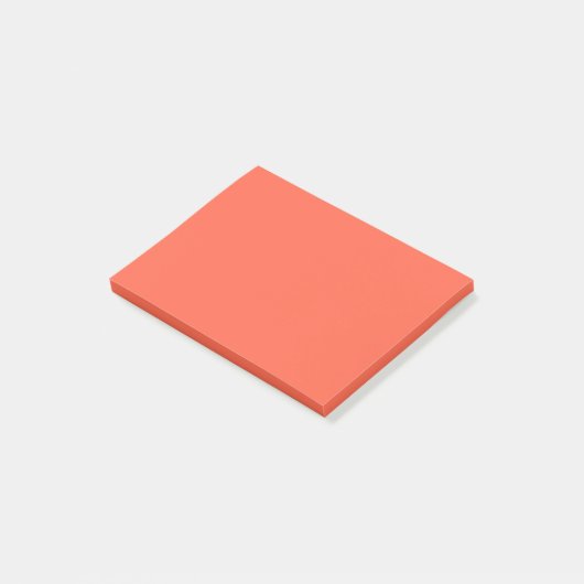 Tomato Red Solid Color Post-it® Notes (Schuin)