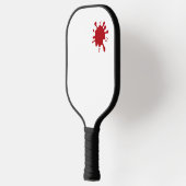 Tomato Red Spat Splash Pickleball Paddle – Aanpass (Links)